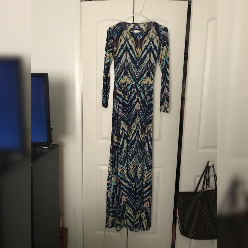 Long Multicolor Maxi Dress